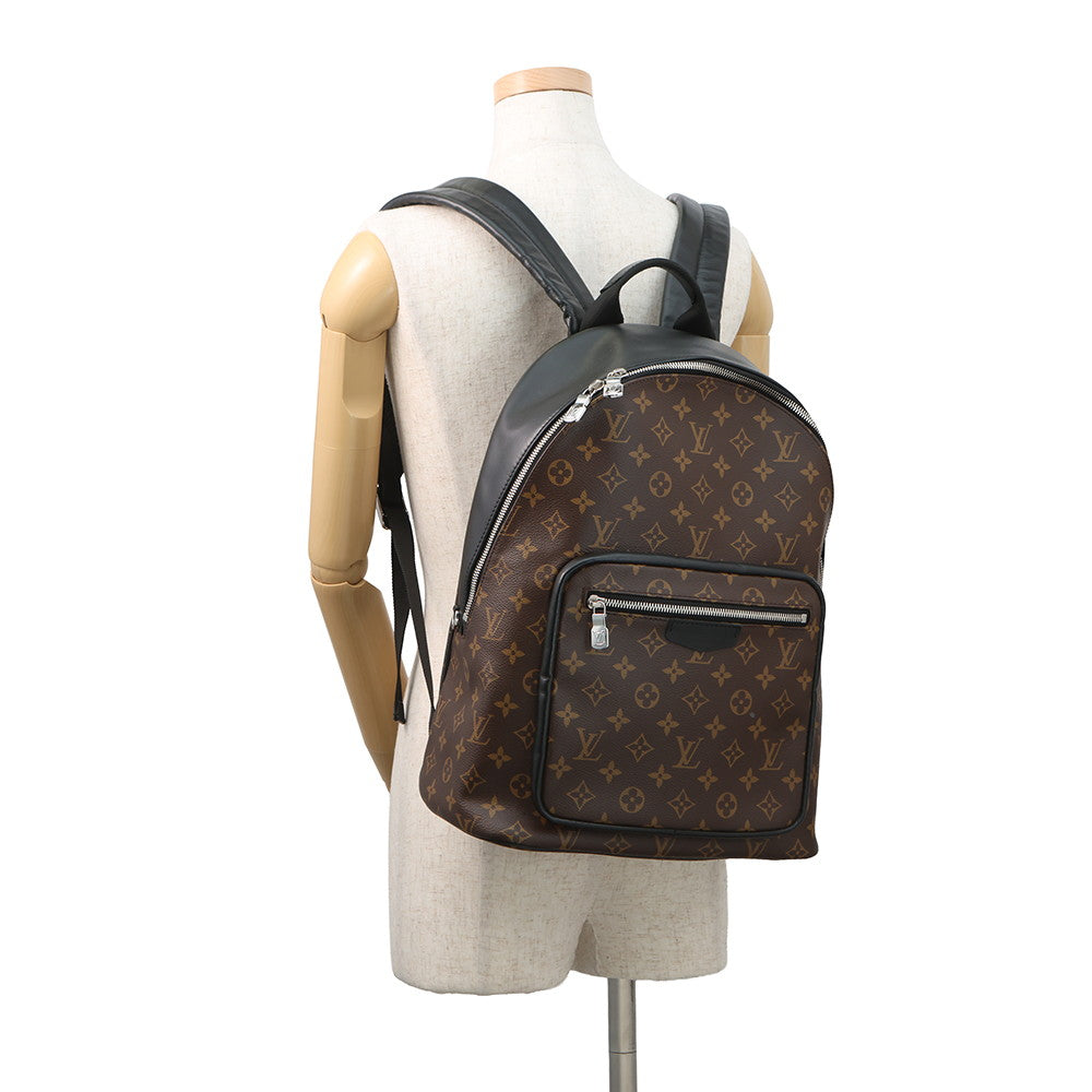 LOUIS VUITTON Josh NV Brown/NoirM45349 Monogram Macassar Canvas