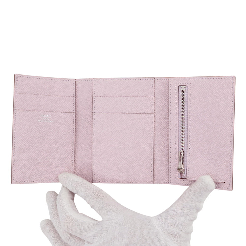 HERMES Bearn combine mauve pail Epsom