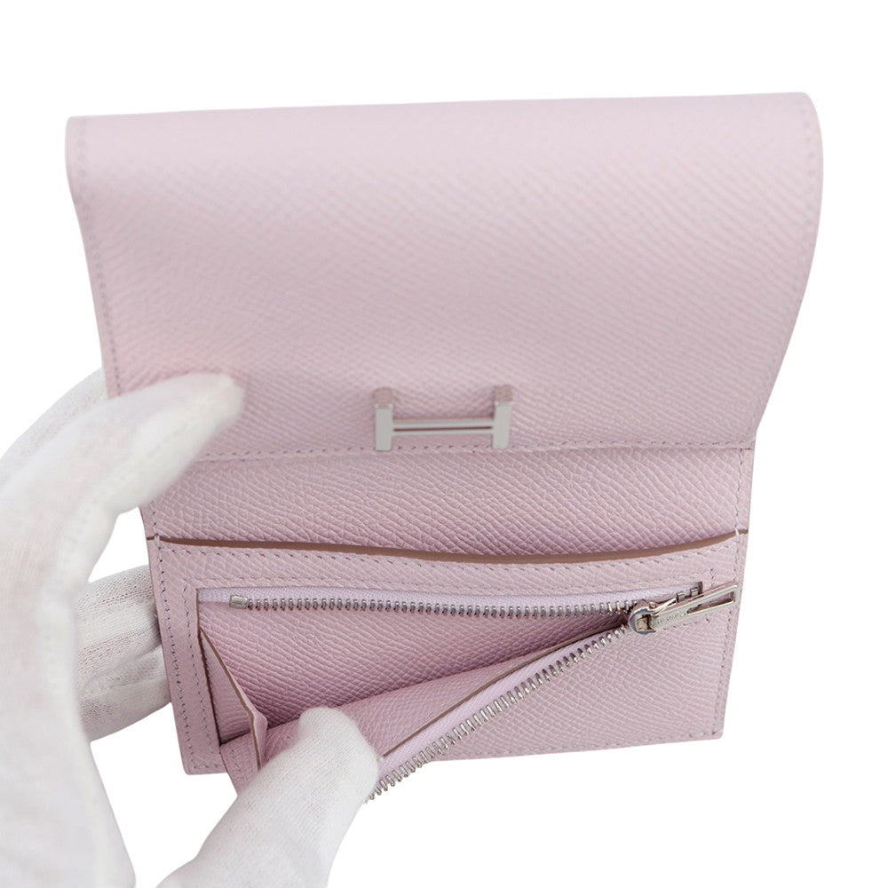 HERMES Bearn combine mauve pail Epsom
