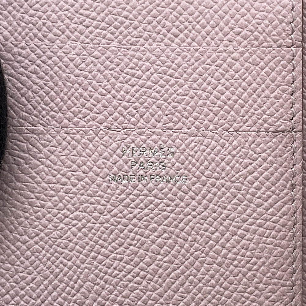 HERMES Bearn combine mauve pail Epsom