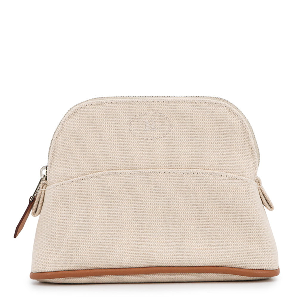 HERMES BolidePouch NaturalH103772M Canvas Size Mini mini