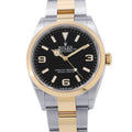 ROLEX Explorer 36 W36mm Stainless Steel K18YG Black Dial124273