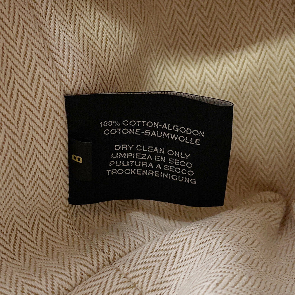 HERMES Brid a Black Hibiscus Canvas Size PM