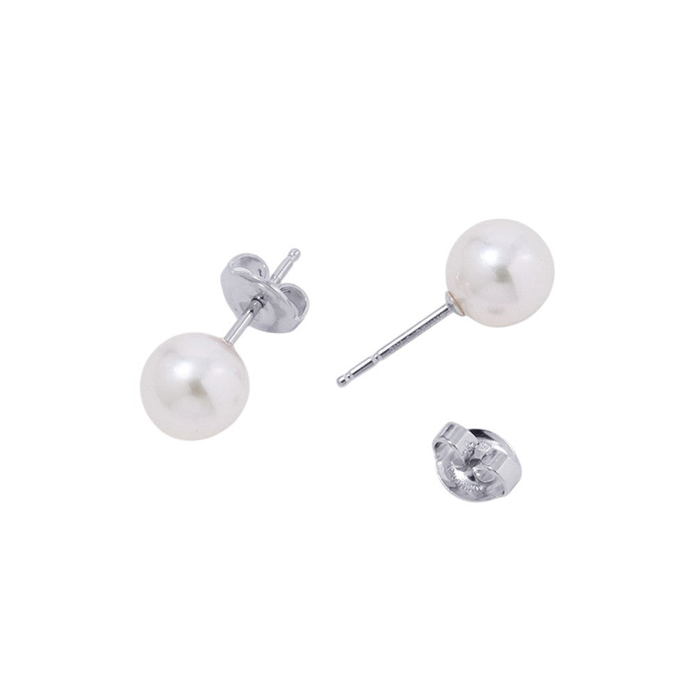 MIKIMOTO Etrenne Necklace and Earrings Set 18K White Gold