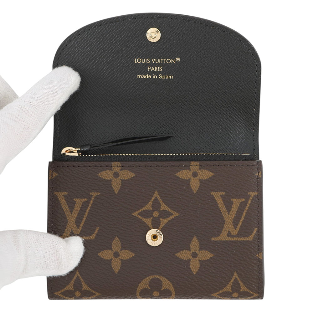 LOUIS VUITTON Rosalie Coin Purse NoirM82333 Monogram/Monogram Reverse Canvas