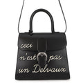 Delvaux Brillon Rumor BlackAA0376AAM099ZPV Box Calf Leather Size MM