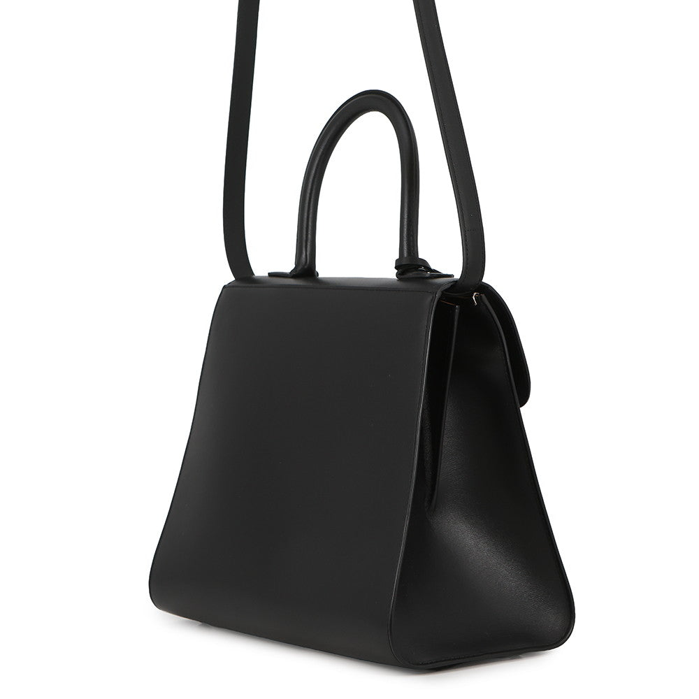 Delvaux Brillon Rumor BlackAA0376AAM099ZPV Box Calf Leather Size MM