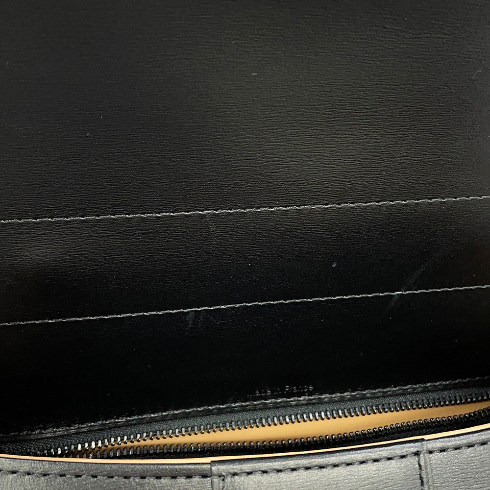 Delvaux Brillon Rumor BlackAA0376AAM099ZPV Box Calf Leather Size MM