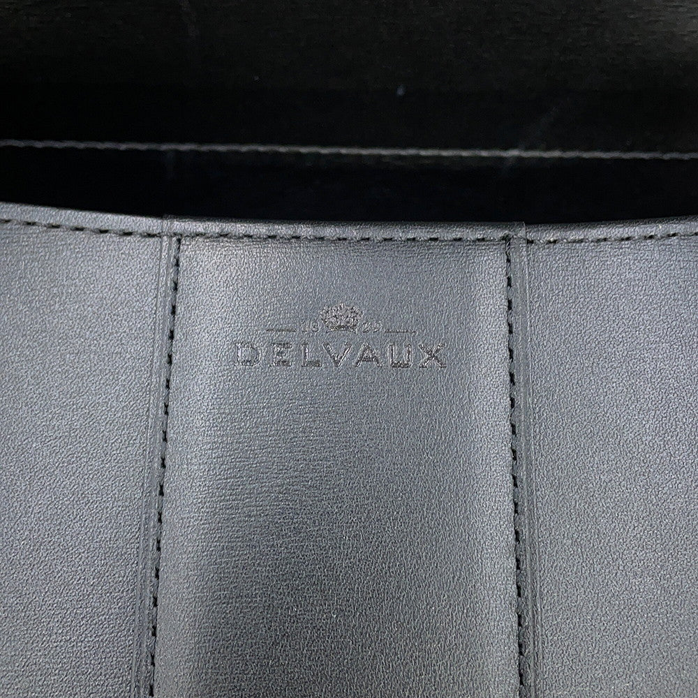 Delvaux Brillon Rumor BlackAA0376AAM099ZPV Box Calf Leather Size MM