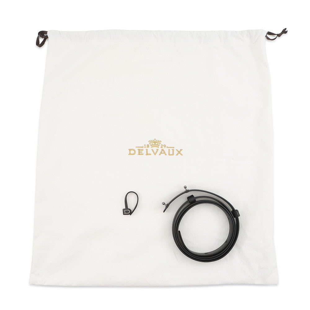 Delvaux Brillon Rumor BlackAA0376AAM099ZPV Box Calf Leather Size MM