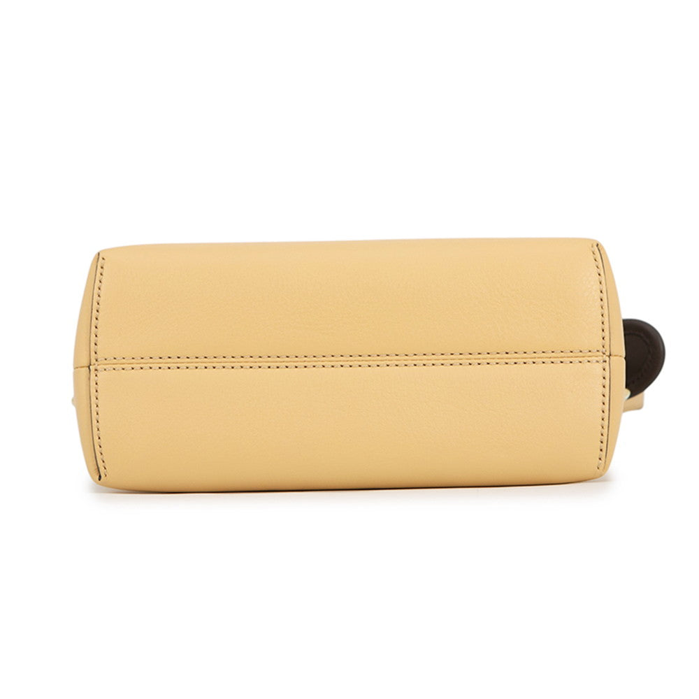 FENDI By the way Yellow/Brown8BL145 Leather Size Small