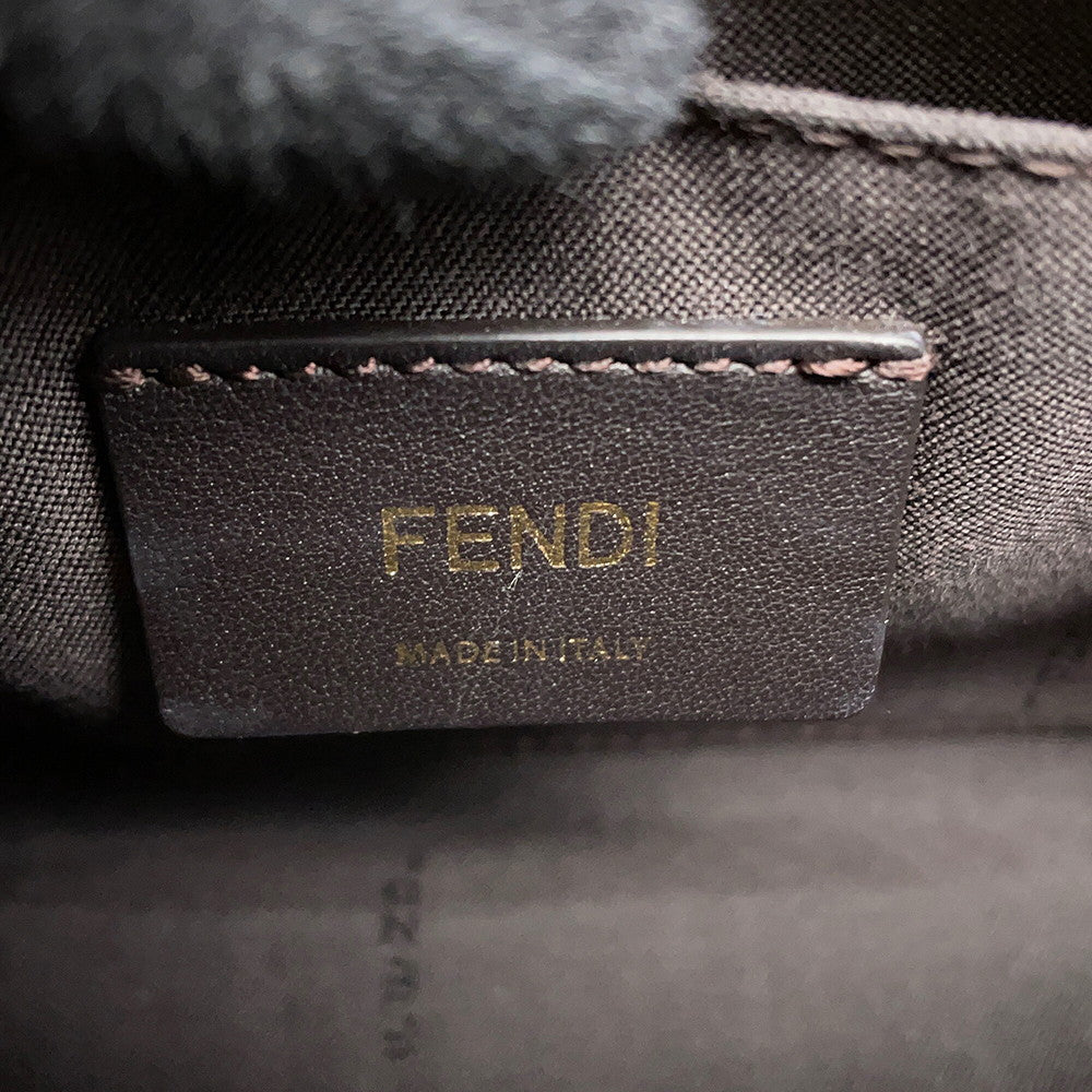 FENDI By the way Yellow/Brown8BL145 Leather Size Small