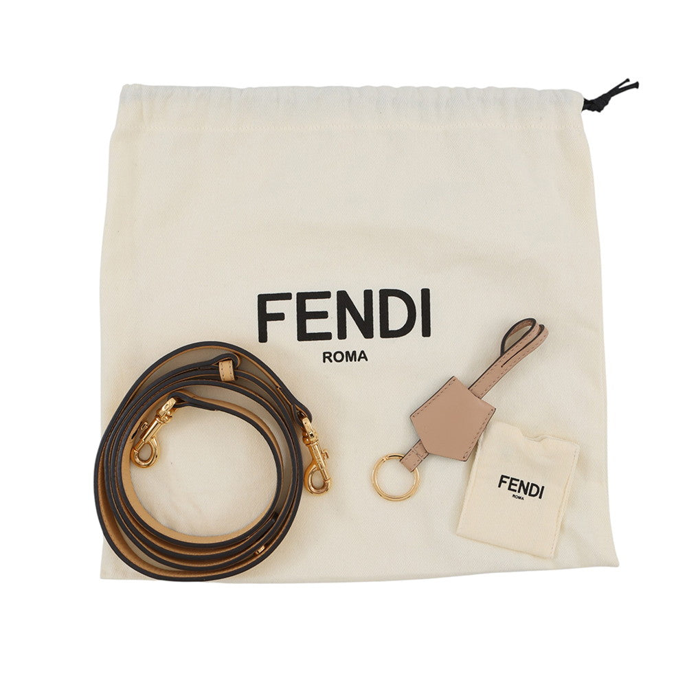 FENDI By the way Yellow/Brown8BL145 Leather Size Small