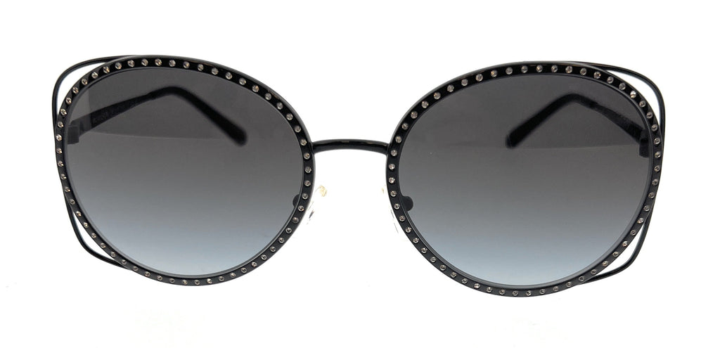 Michael Kors 0MK1118B 10058G Black Round Sunglasses