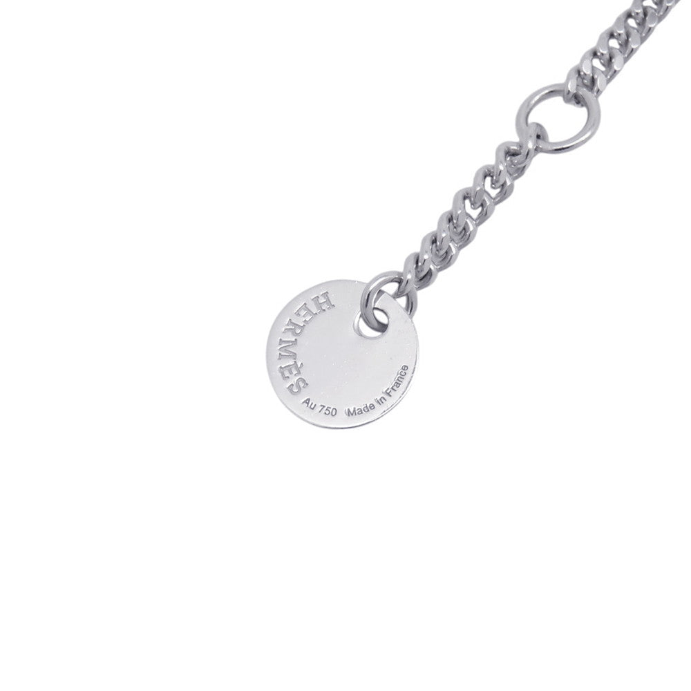 HERMES Etrivière Pendant Size 40H124208B 0040 18K White Gold