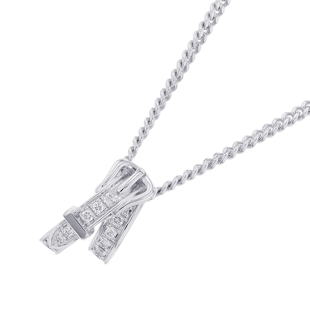 HERMES Etrivière Pendant Size 42H124208B 0042 18K White Gold