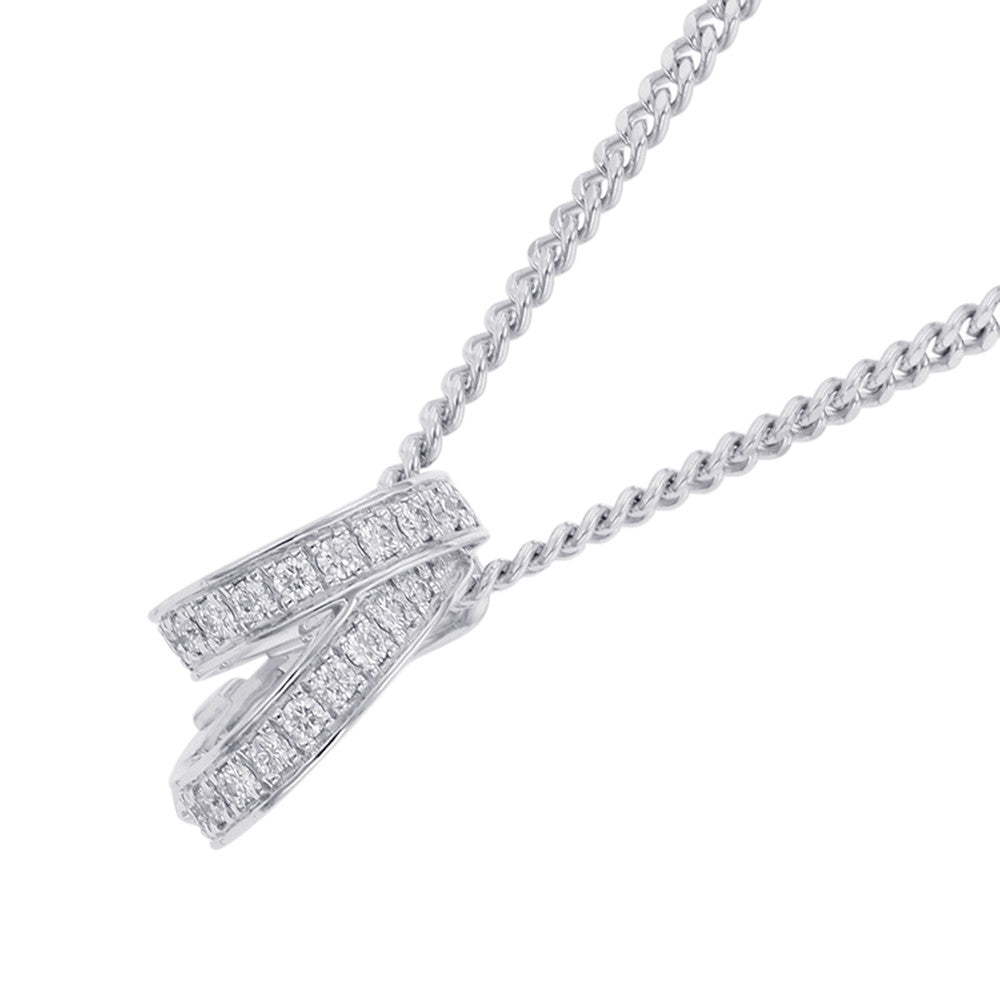 HERMES Etrivière Pendant Size 42H124208B 0042 18K White Gold