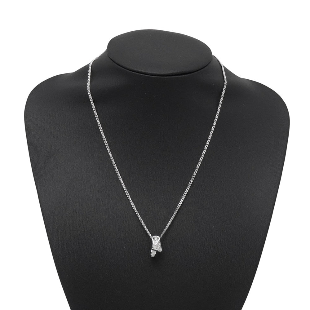 HERMES Etrivière Pendant Size 42H124208B 0042 18K White Gold