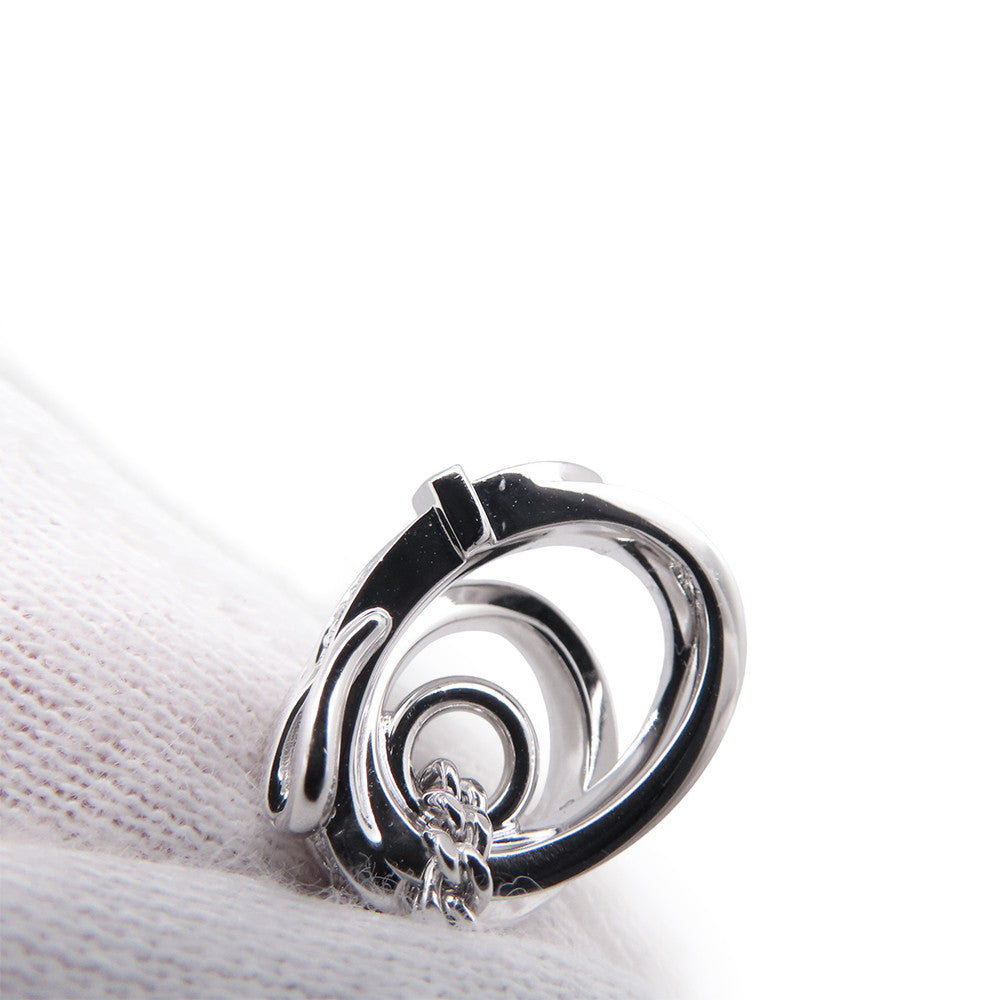 HERMES Etrivière Pendant Size 42H124208B 0042 18K White Gold