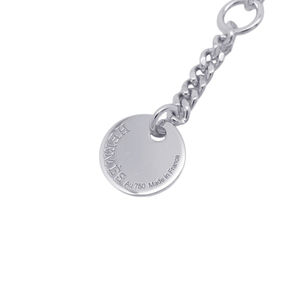 HERMES Etrivière Pendant Size 42H124208B 0042 18K White Gold