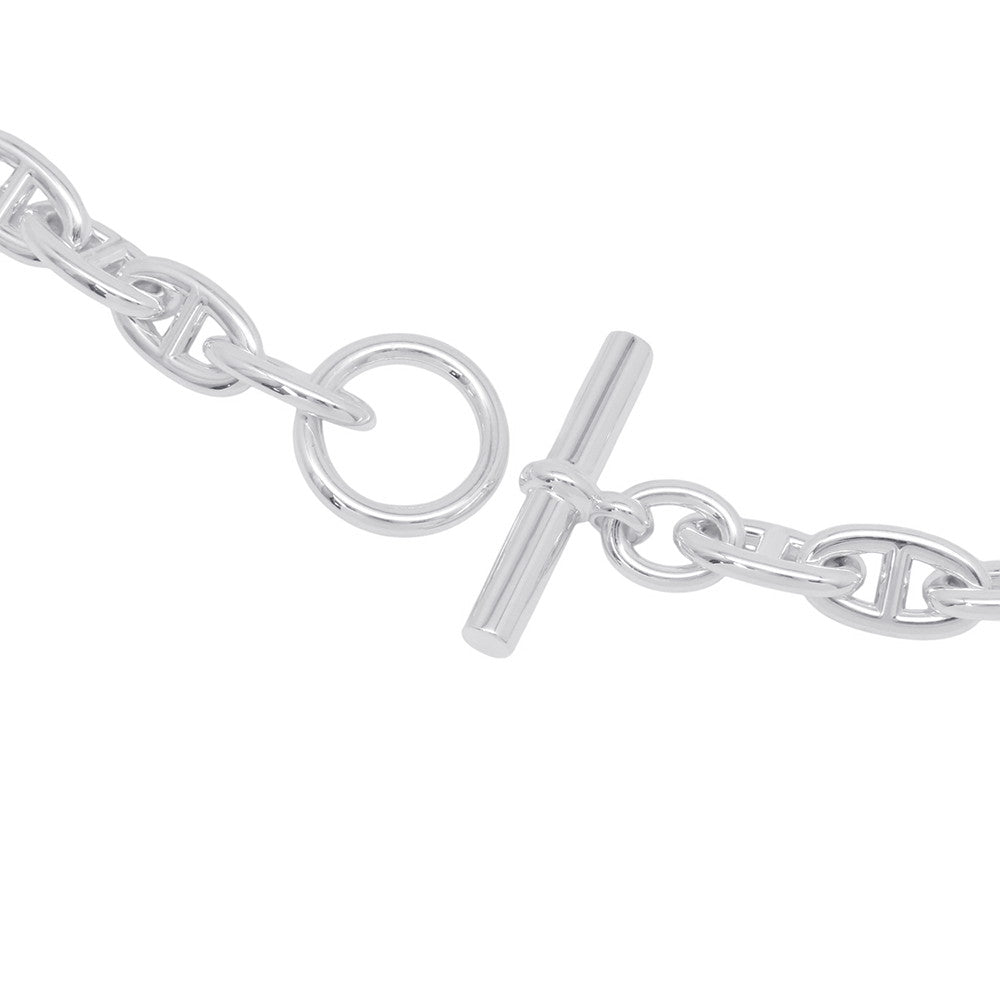 HERMES Chaine d'Ancre Necklace 29 frames Size GM SV925