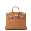 HERMES Birkin Gold Togo Leather Size 25