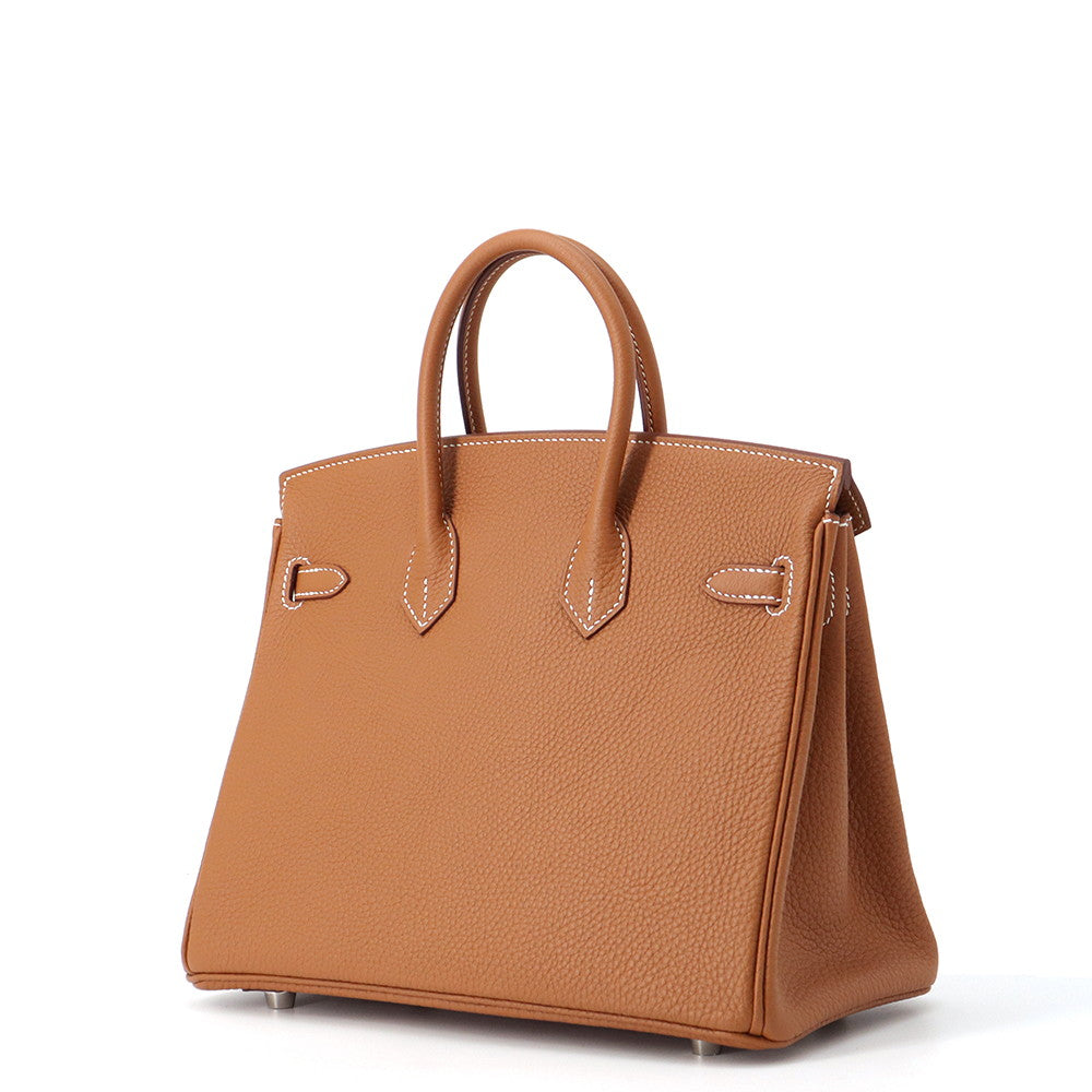 HERMES Birkin Gold Togo Leather Size 25