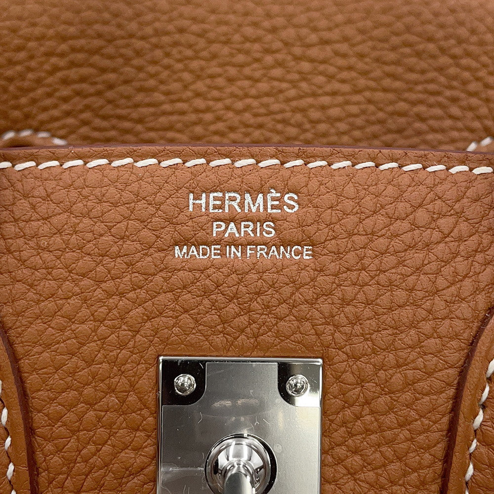 HERMES Birkin Gold Togo Leather Size 25