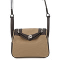 HERMES Lindy Moose/Bible Toile H Swift Leather Size Mini