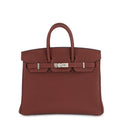 HERMES Birkin Rouge H Togo Leather Size 25