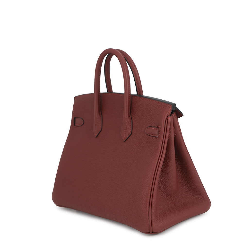 HERMES Birkin Rouge H Togo Leather Size 25