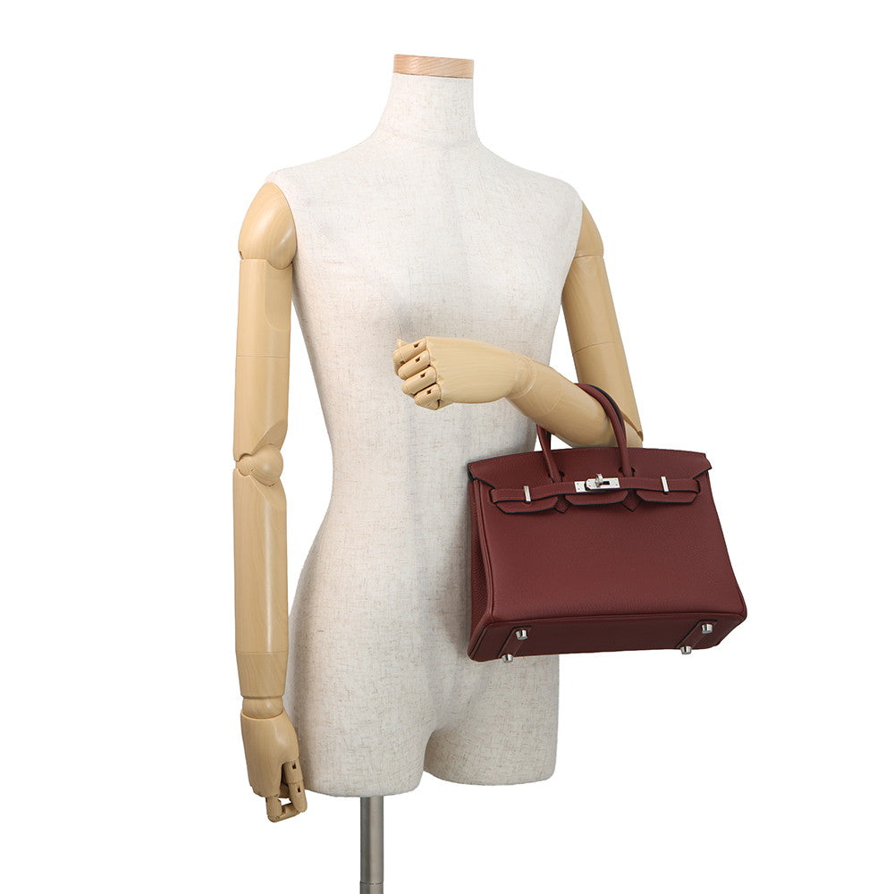 HERMES Birkin Rouge H Togo Leather Size 25