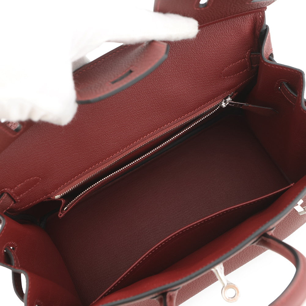 HERMES Birkin Rouge H Togo Leather Size 25
