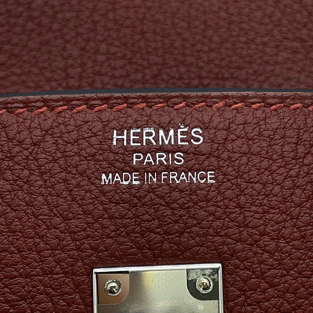 HERMES Birkin Rouge H Togo Leather Size 25