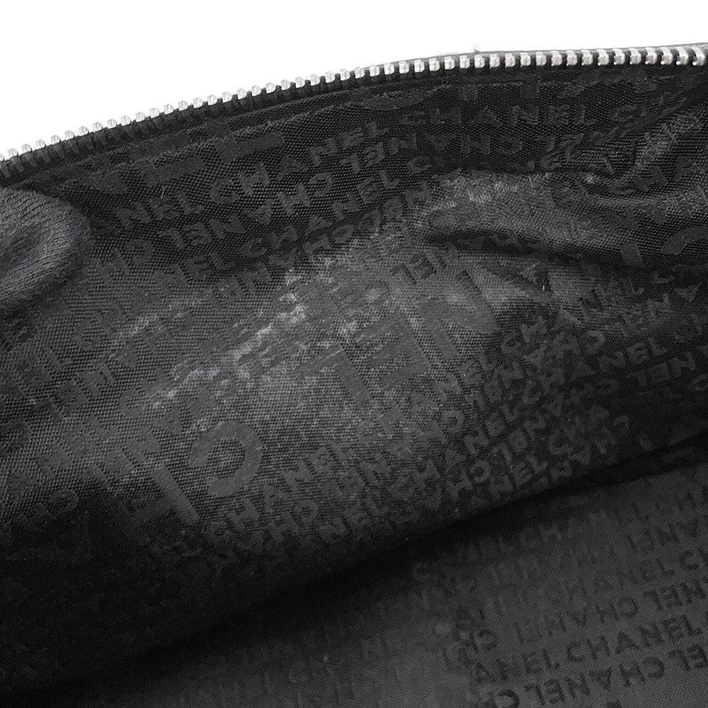 CHANEL Chocolate Bar Handbag BlackA20182 Leather