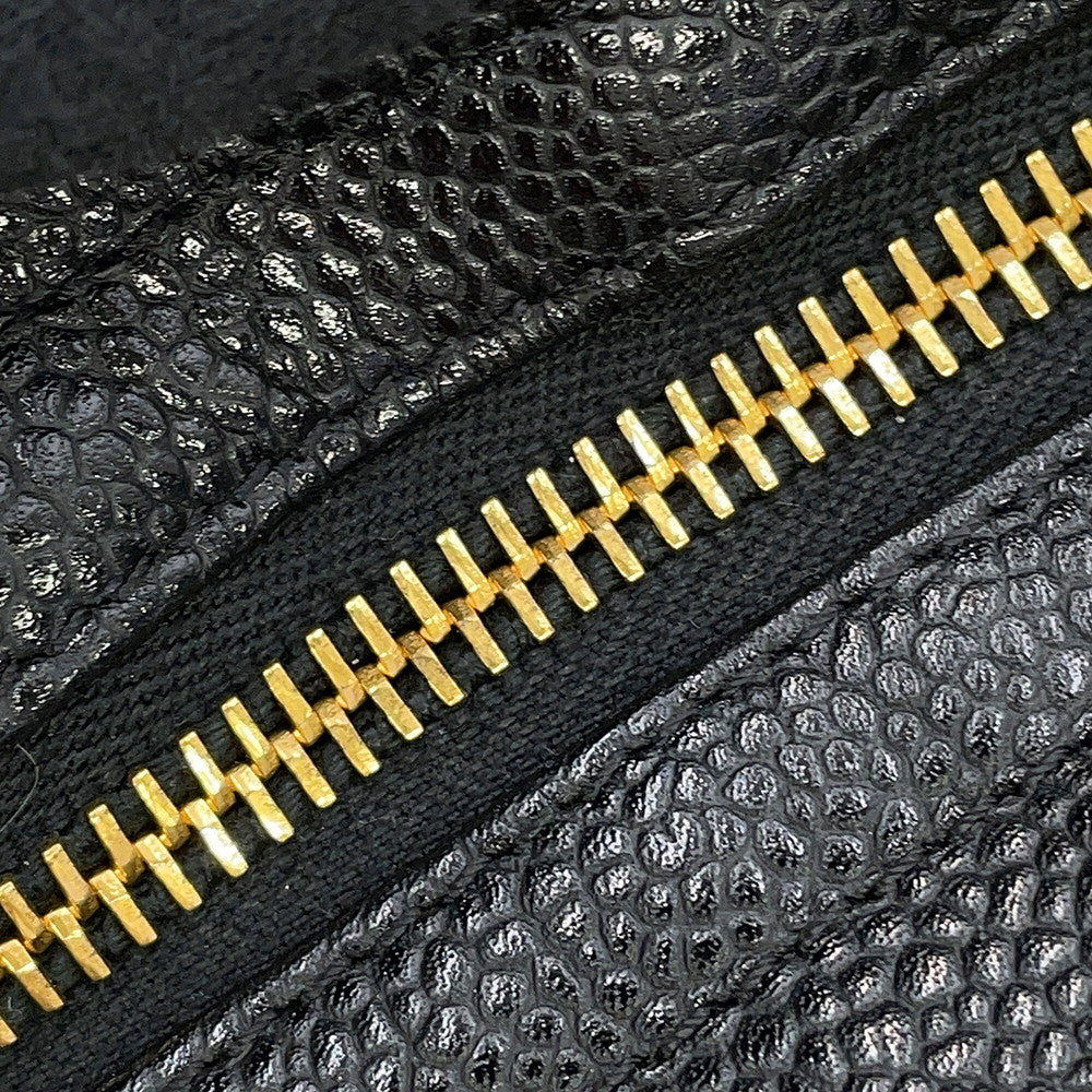 CHANEL Matelasse ChainTote Bag Black Caviar Leather