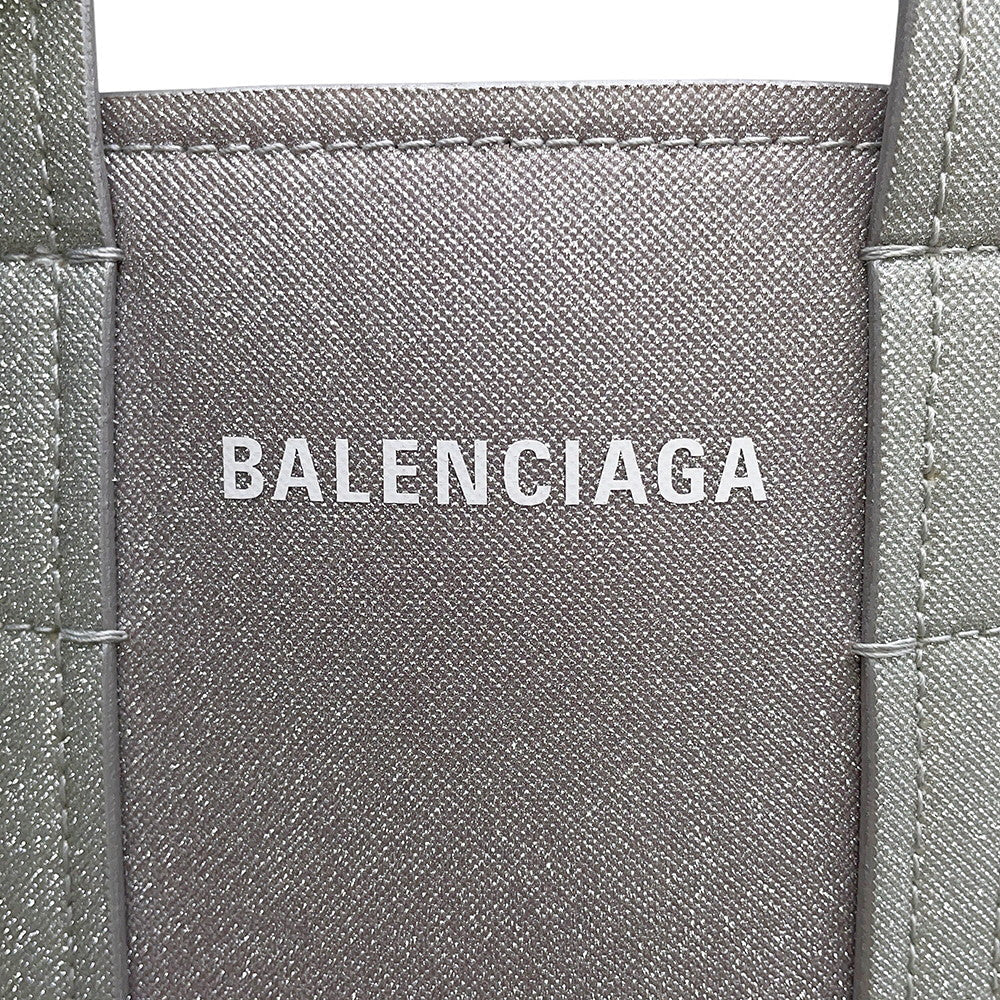BALENCIAGA Everyday North South Silver/Pink672793 Leather Size XS