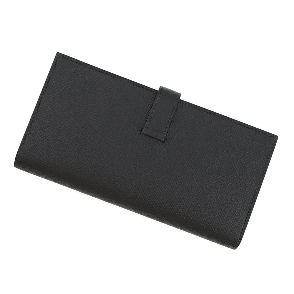 HERMES Beansufla Black Epsom