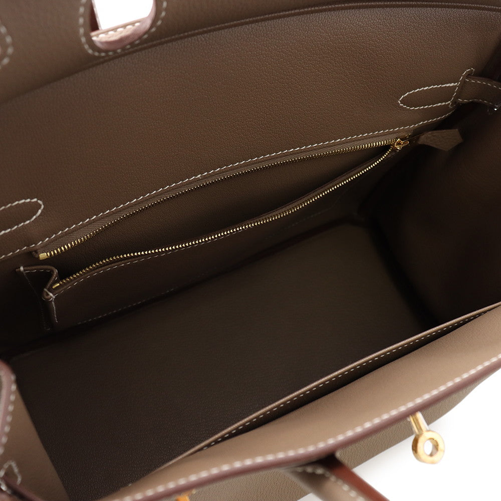 HERMES Birkin Etoupe Togo Leather Size 30