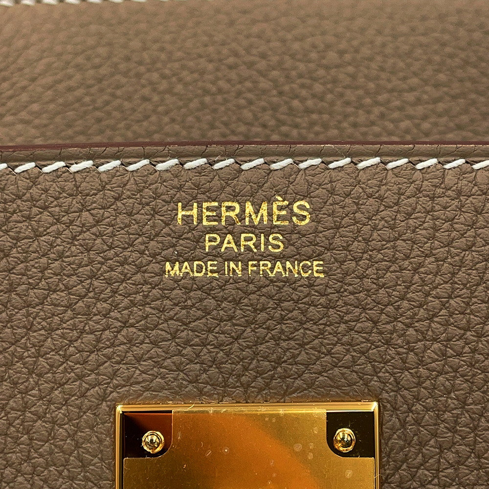 HERMES Birkin Etoupe Togo Leather Size 30