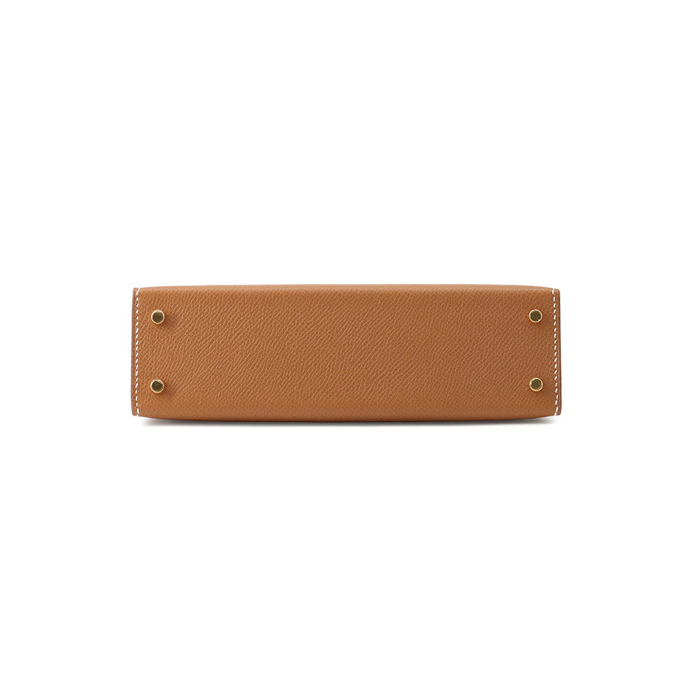 HERMES Mini Kelly 2 Gold Epsom