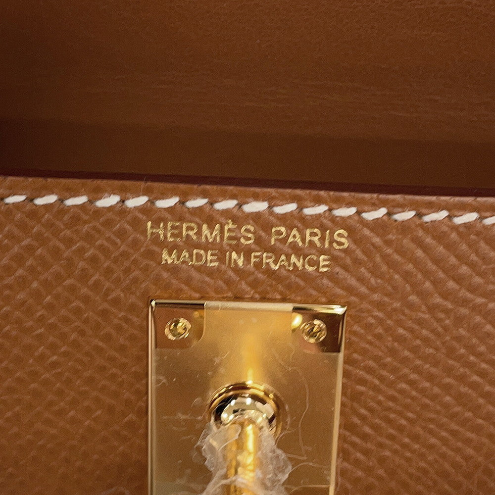 HERMES Mini Kelly 2 Gold Epsom