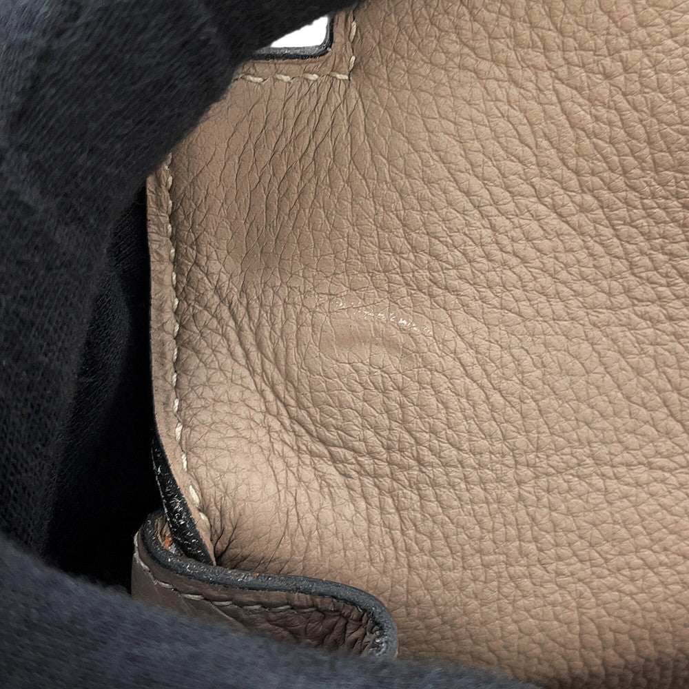 HERMES Kelly Retourne Argile Togo Leather Size 35