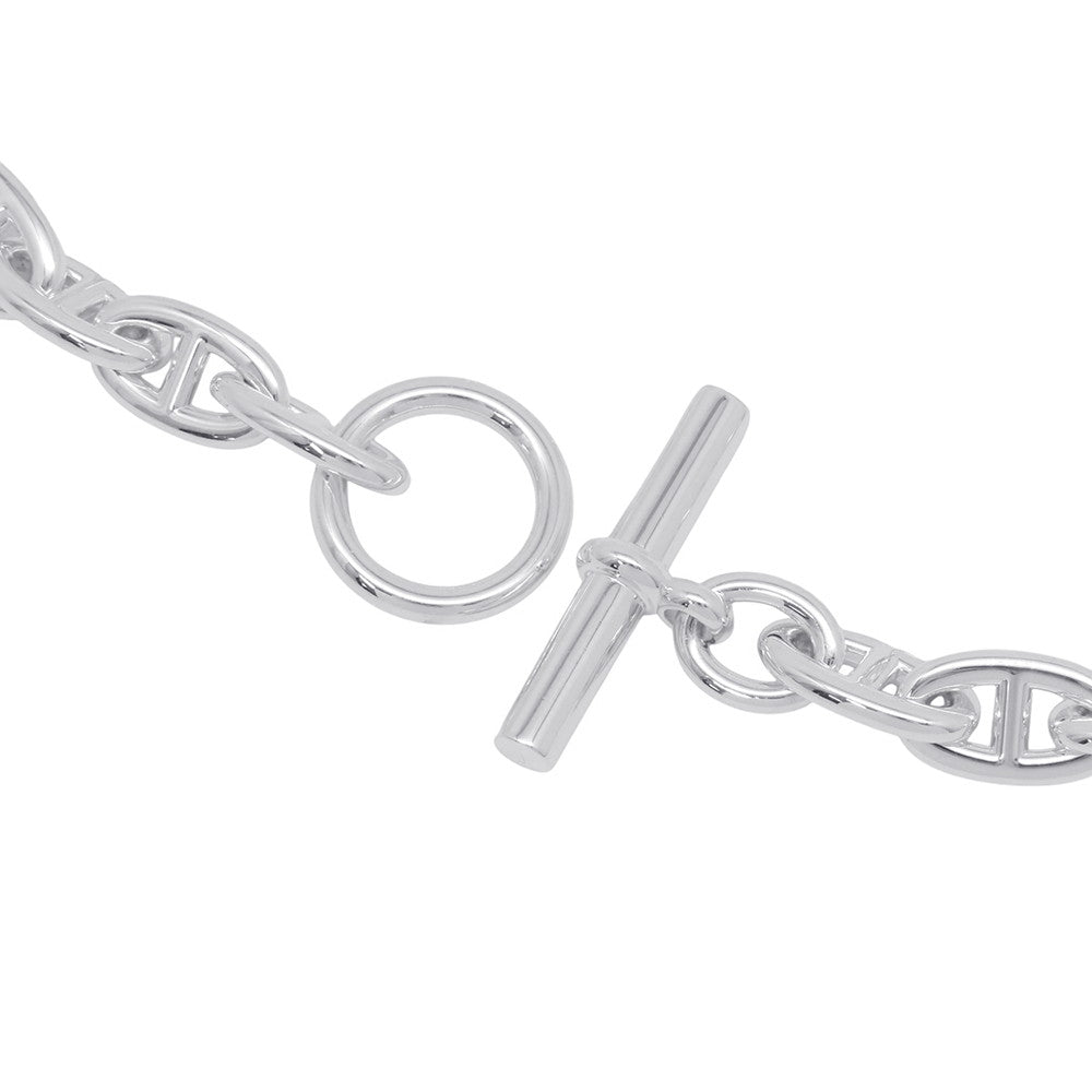 HERMES Chaine d'Ancre Necklace 29 frames Size GM SV925