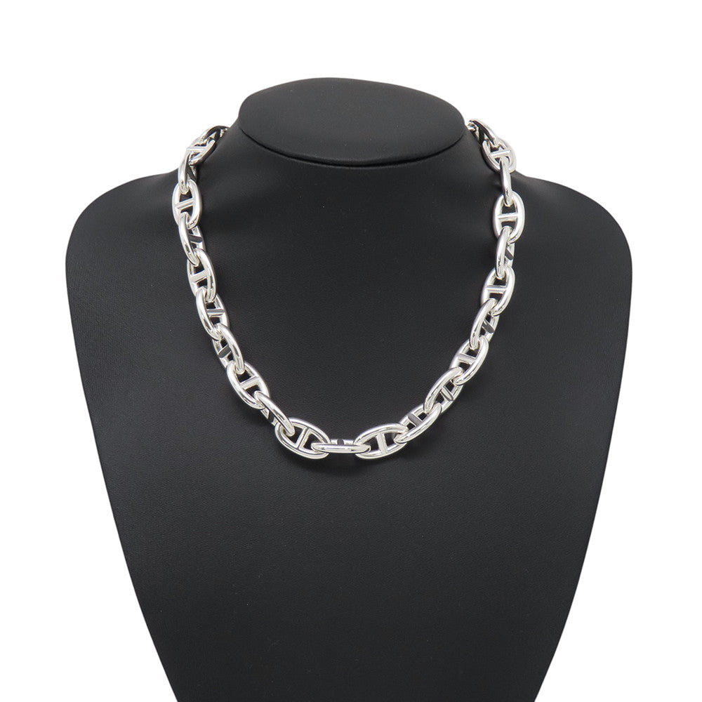 HERMES Chaine d'Ancre Necklace 29 frames Size GM SV925