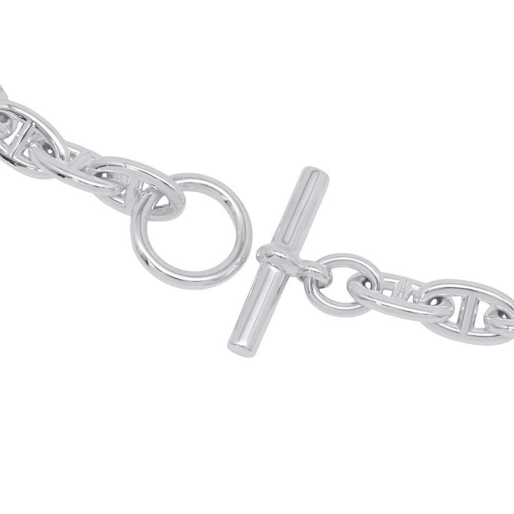 HERMES Chaine d'Ancre Necklace 29 frames Size GM SV925