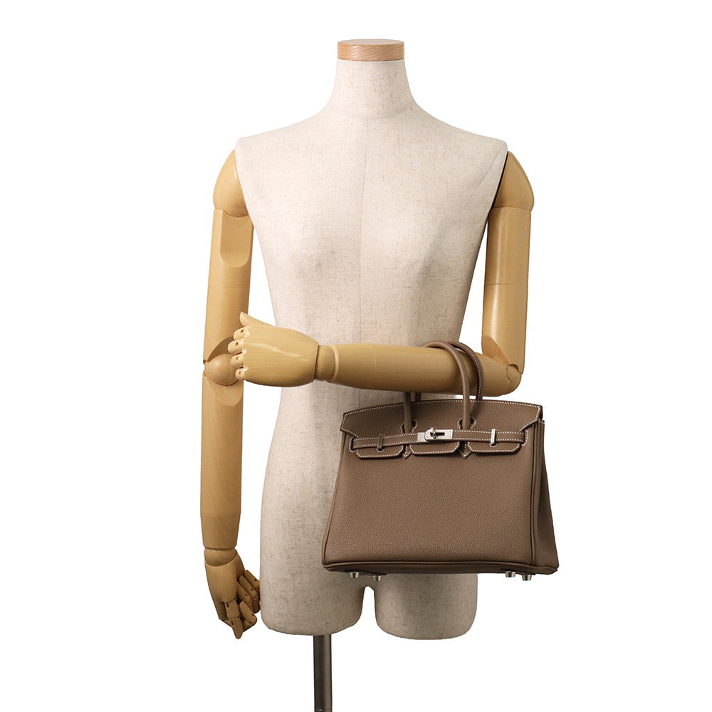 HERMES Birkin Etoupe Togo Leather Size 25