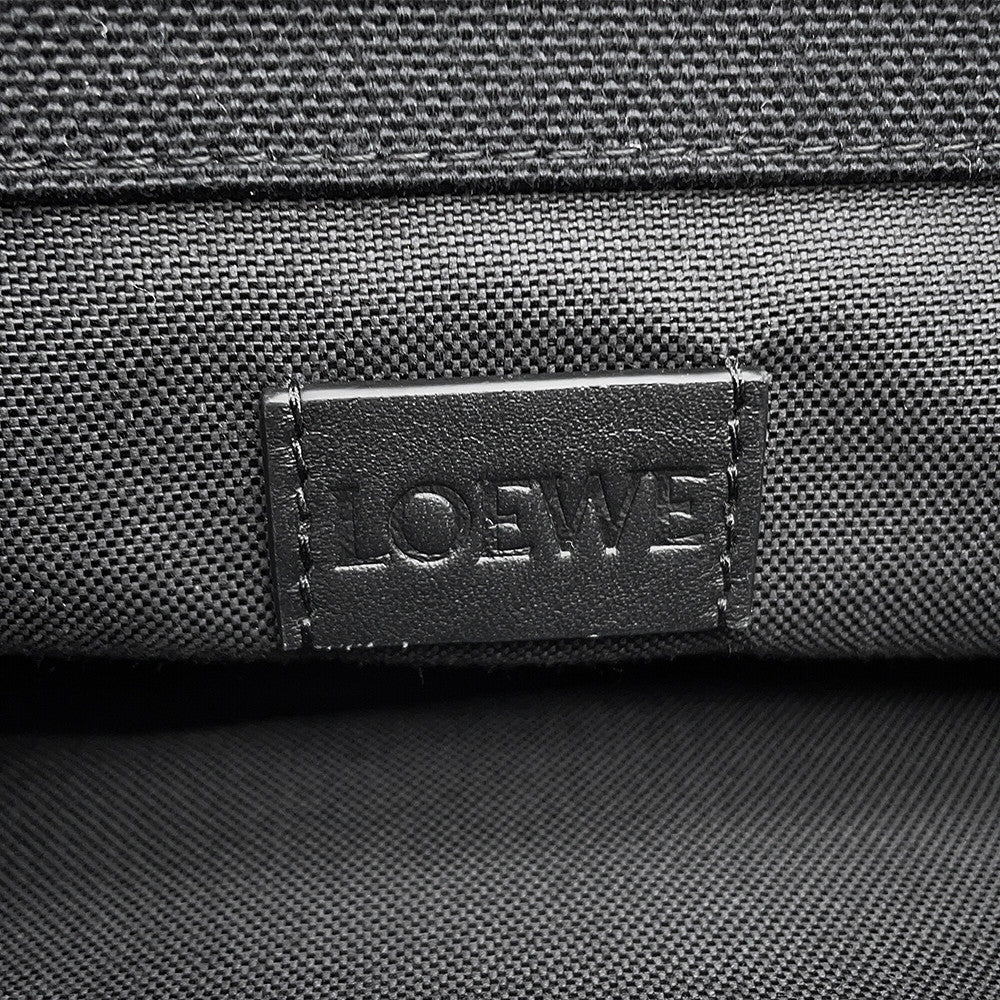 LOEWE Flex Messenger BlackCFLXPKPX01 Suede Canvas Size Mini