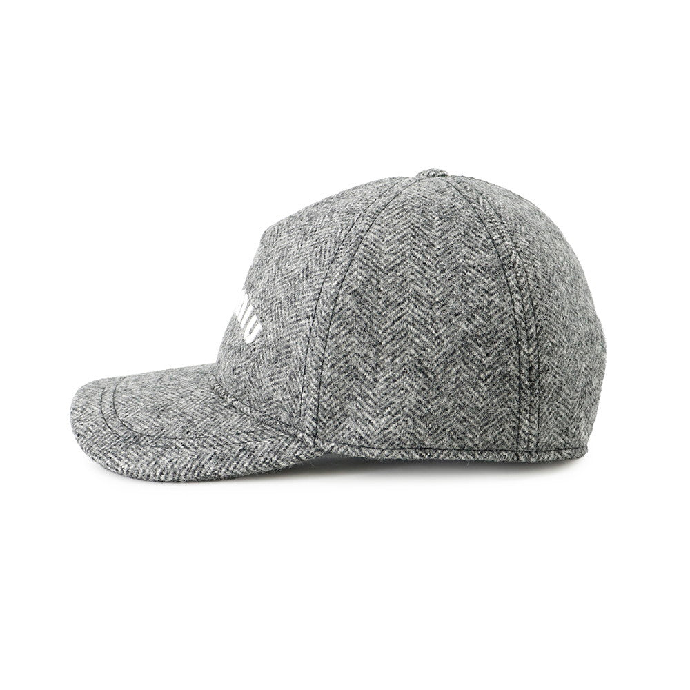 MIUMIU Drill Baseball Cap Size S Gray5HC179 Wool100%