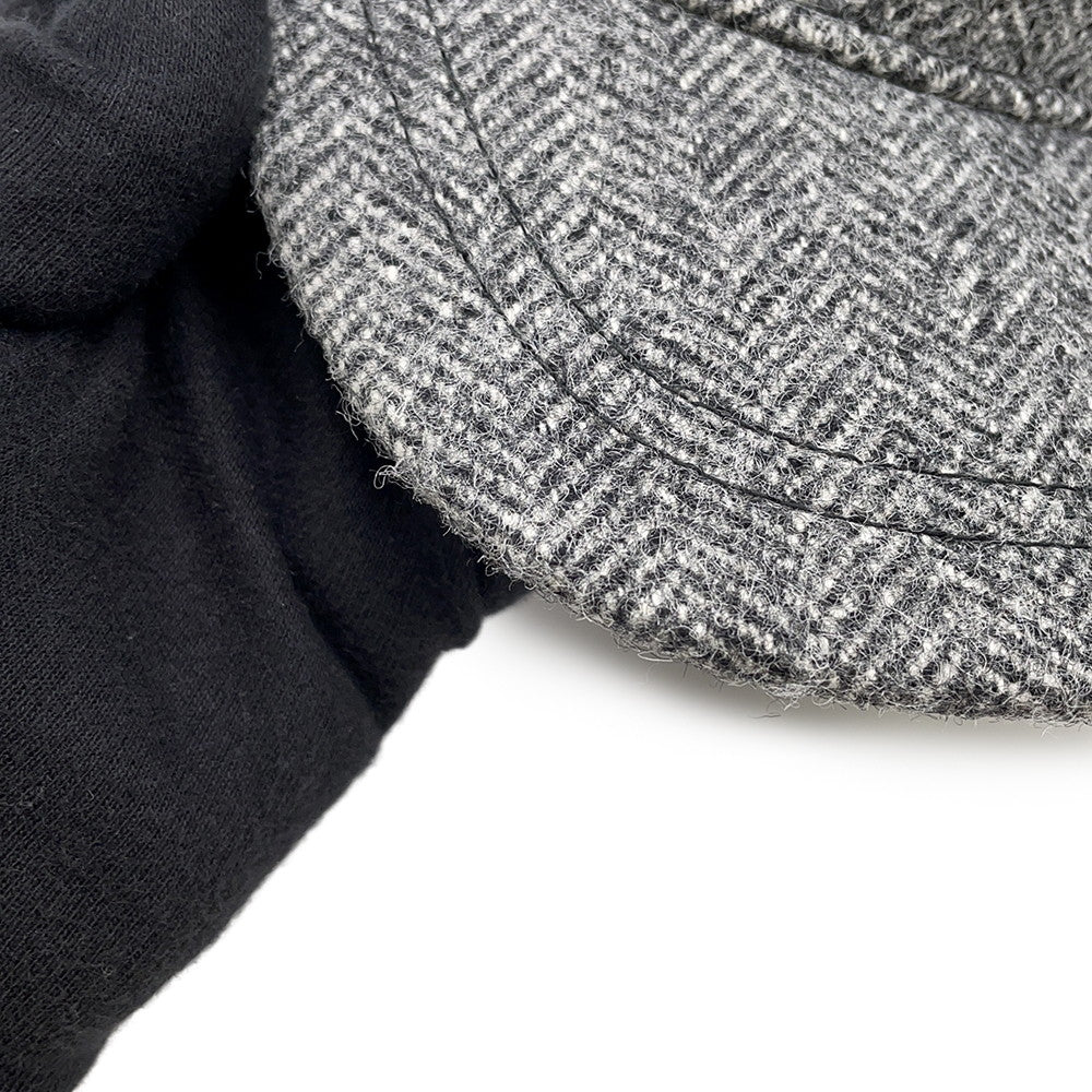 MIUMIU Drill Baseball Cap Size S Gray5HC179 Wool100%